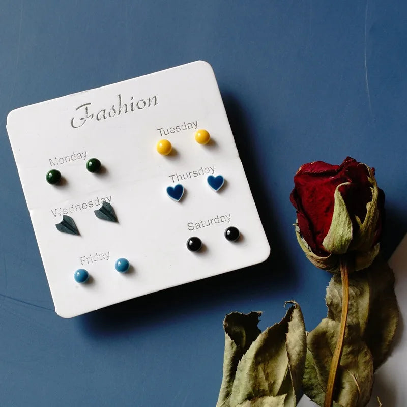 Fashion Ceramic Gift Earrings Set #T5 - Image 8