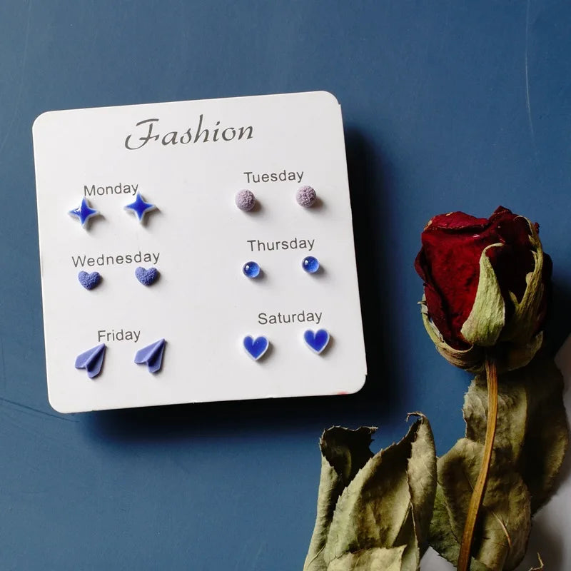 Fashion Ceramic Gift Earrings Set #T5 - Image 7