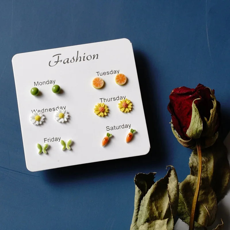 Fashion Ceramic Gift Earrings Set #T5 - Image 14