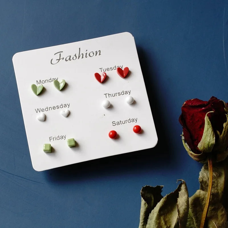 Fashion Ceramic Gift Earrings Set #T5 - Image 15