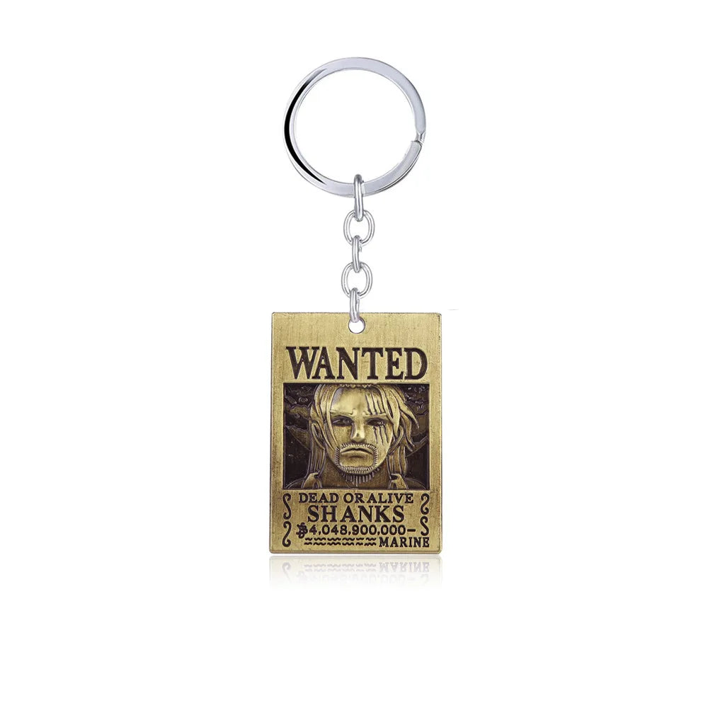 Anime One Piece Wanted Poster Keychains - Image 16