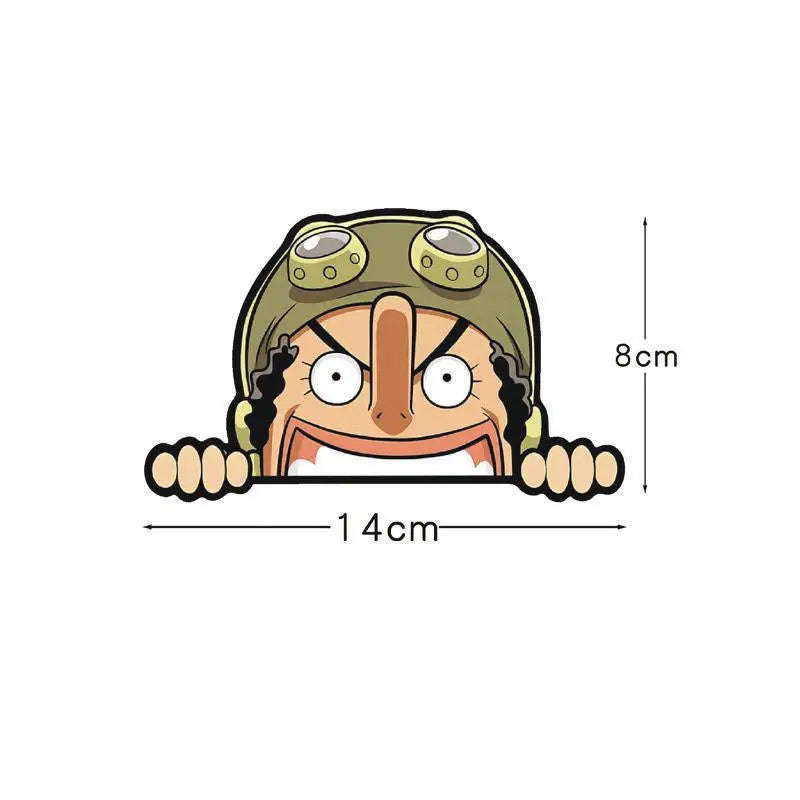 Luffy Sun God Car Sticker - Image 14