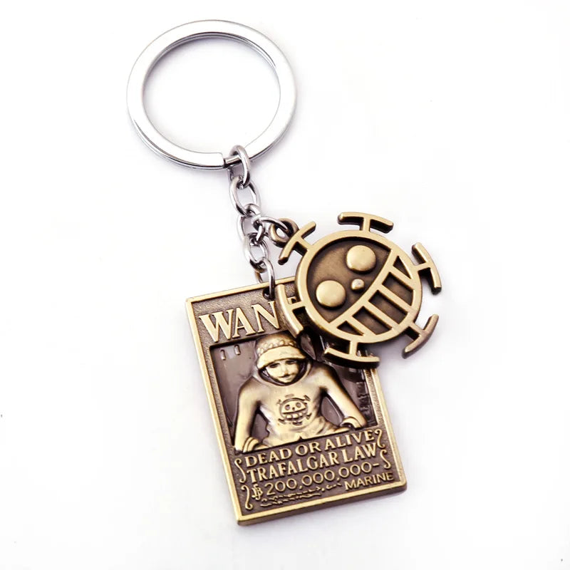 Anime One Piece Wanted Poster Keychains - Image 27