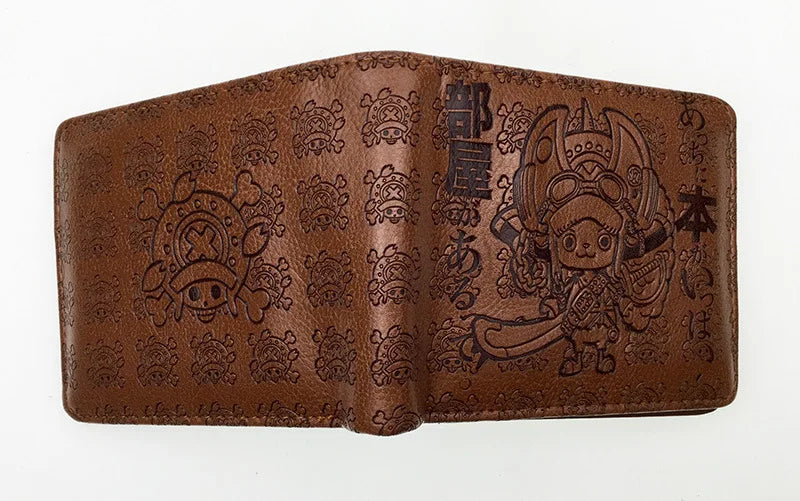 Anime One Piece Luffy & Zoro Embossed Short Wallet - Image 9