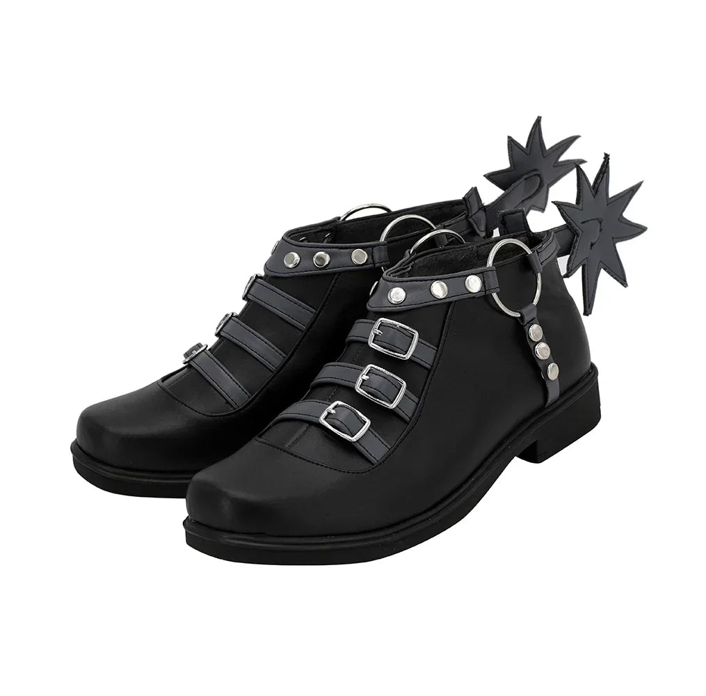 Charlotte Katakuri Cosplay Boots, Custom Black Shoes, Any Size Available - Image 3