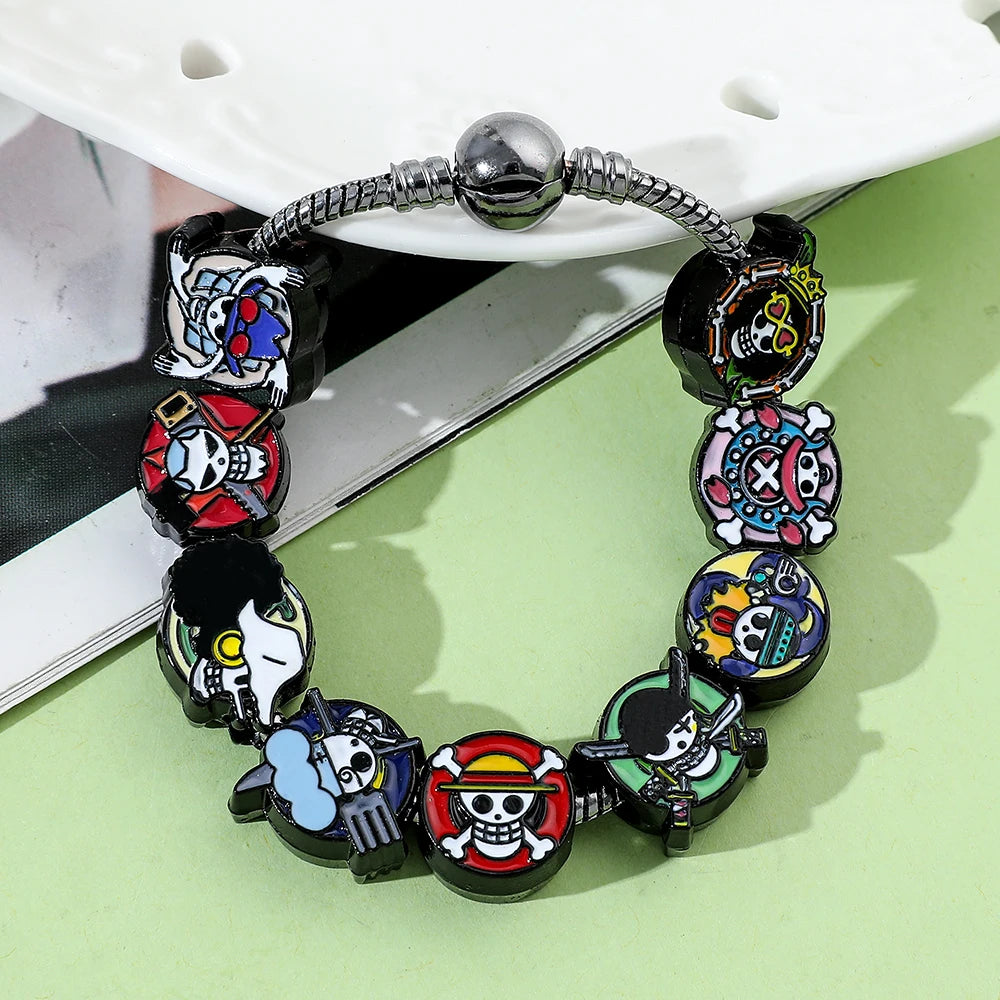 One Piece Anime Monkey D. Luffy Charms Bracelet - Image 3