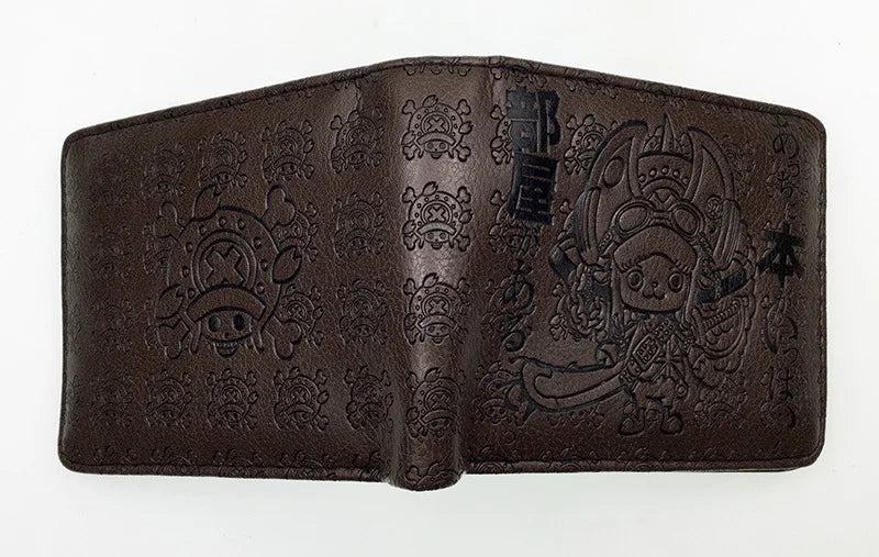 Anime One Piece Luffy & Zoro PU Embossed Short Wallet - Image 24