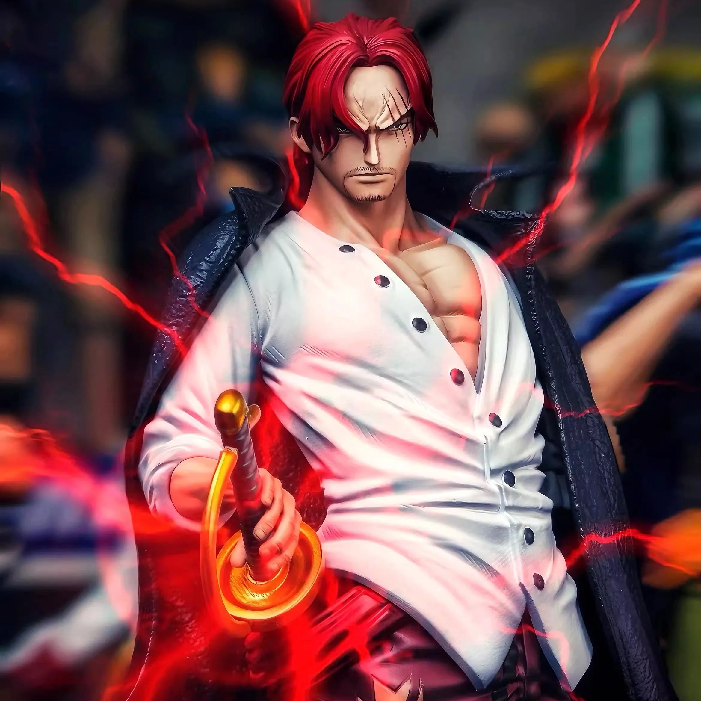 24cm One Piece Shanks Anime Figure - Image 2