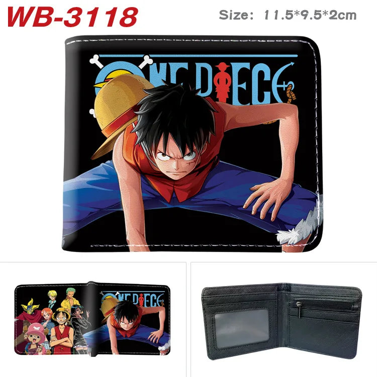 Hot Sales One Piece Figure Nika Luffy Foldable Wallet - Image 11