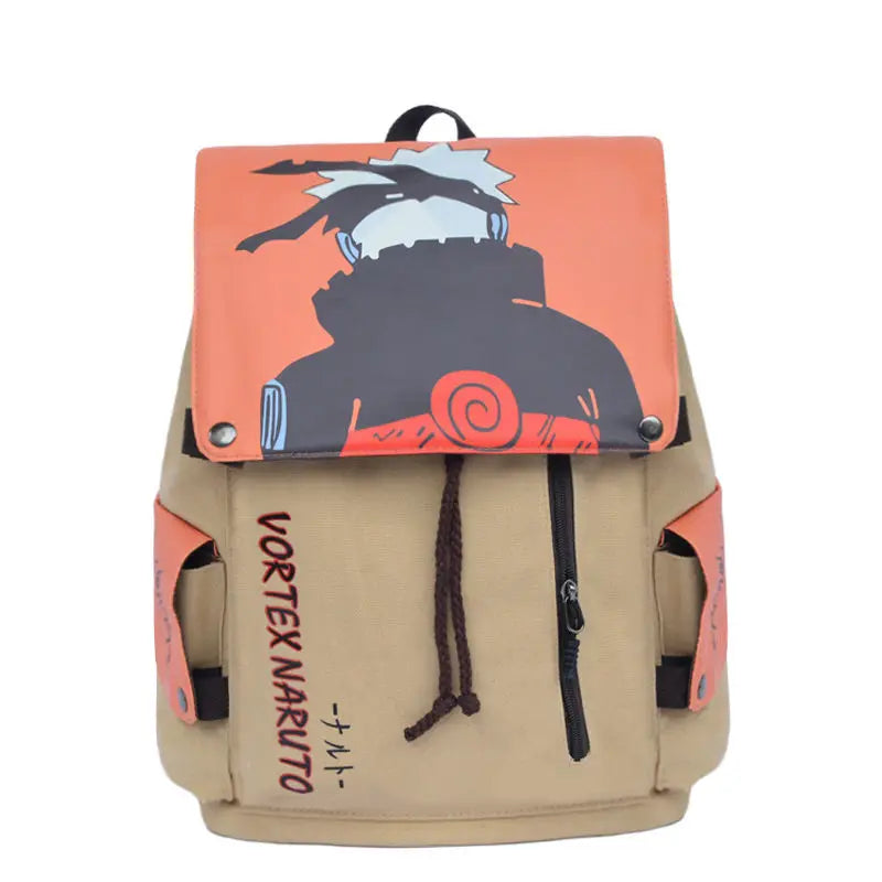 ONE PIECE & Naruto Anime Canvas Backpack - Image 3