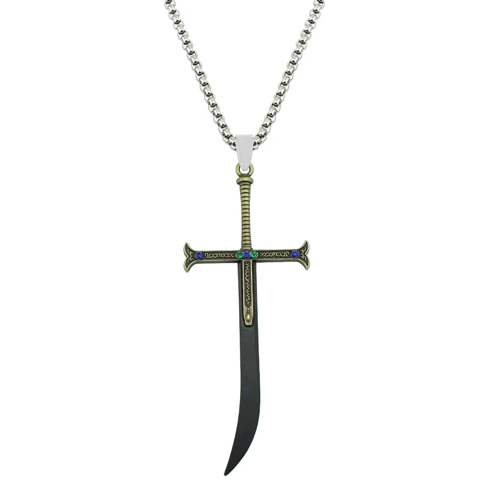 Mihawk Sword Pendant Necklace - Image 9