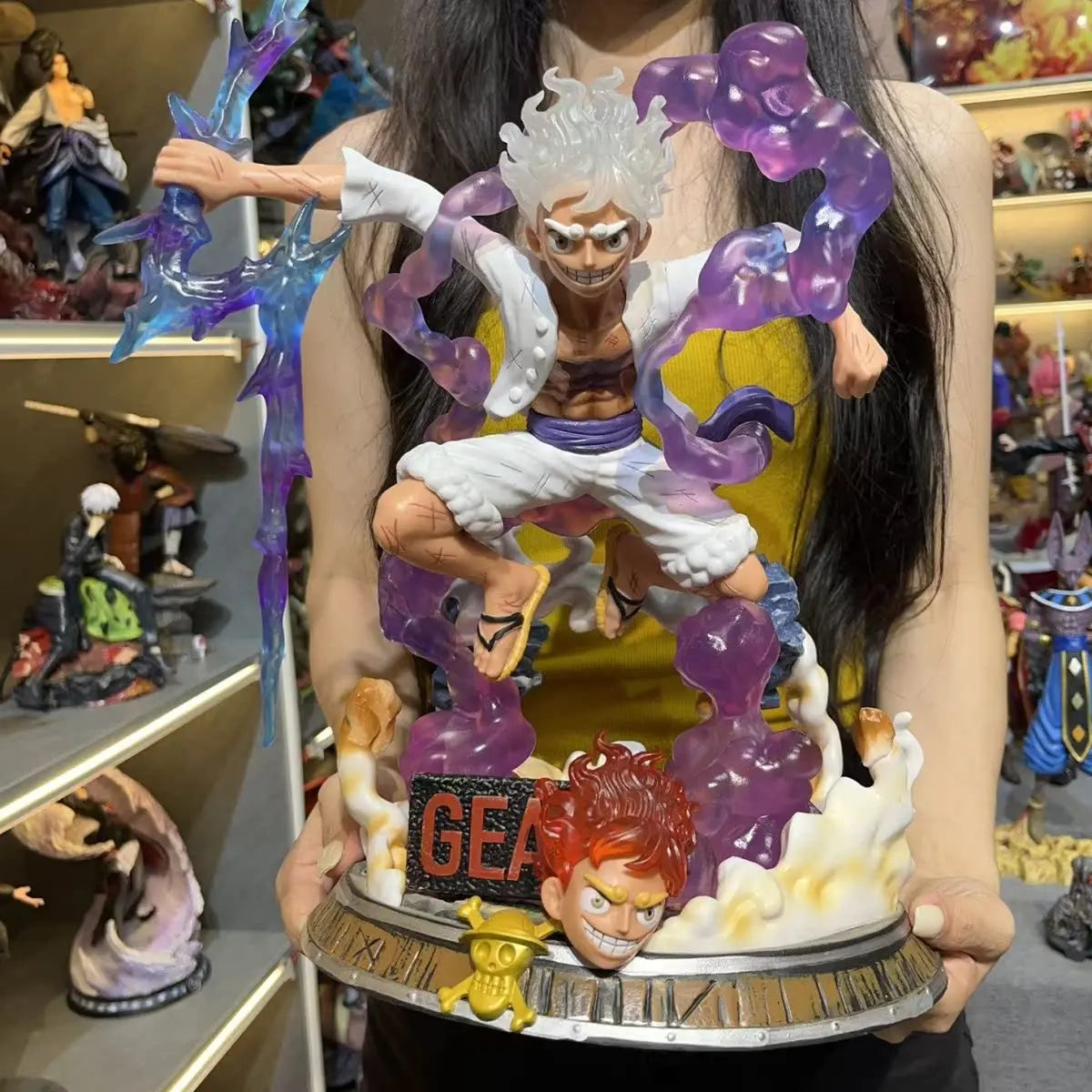 One Piece 35cm Luffy Five Stages Nika Form - Image 2