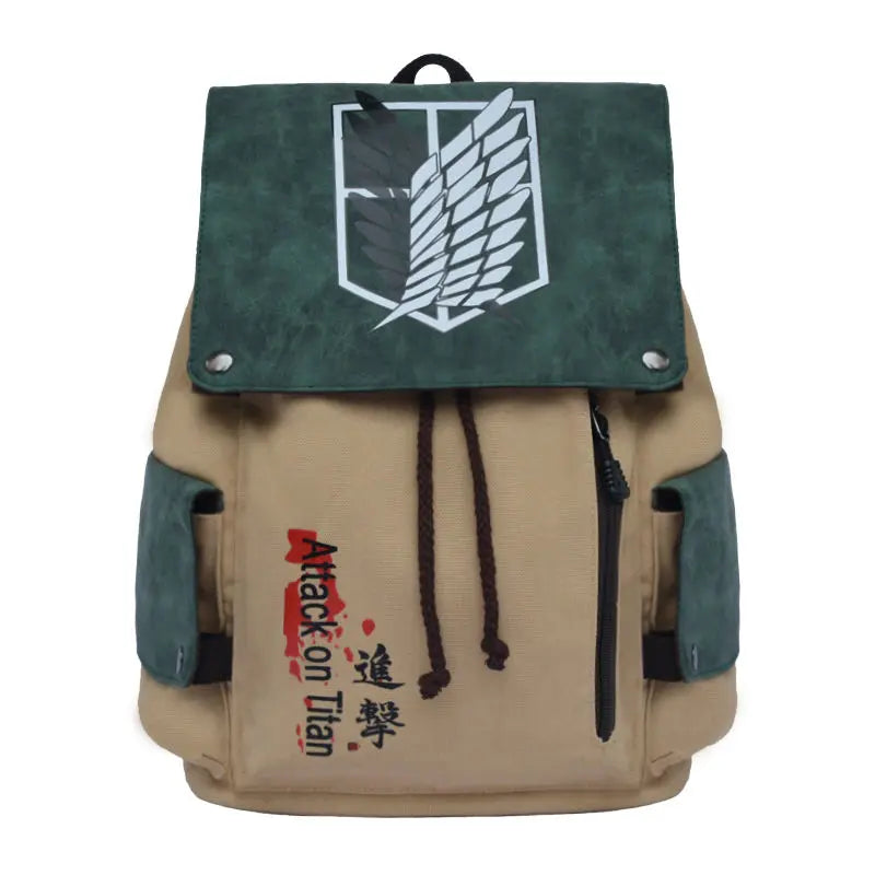 ONE PIECE & Naruto Anime Canvas Backpack - Image 8