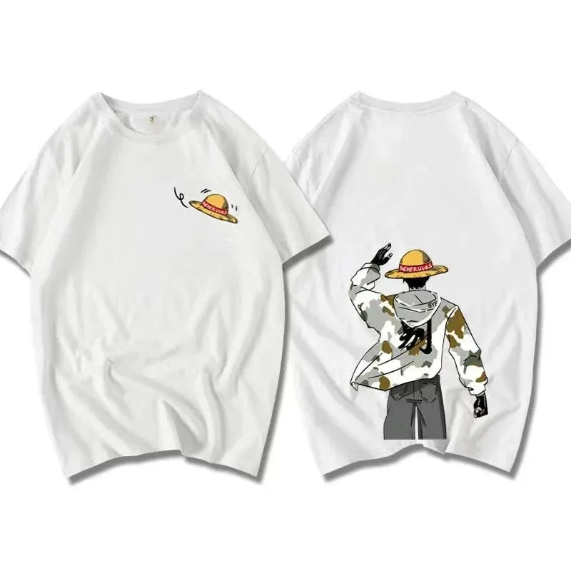 Japanese Anime One Piece T-Shirt Men - Image 10