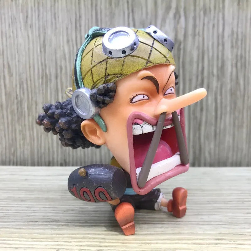 FigureCrazy One Piece FRANKY Q Laughing Out Sitting Cute Ver. PVC Action Figure - Image 28