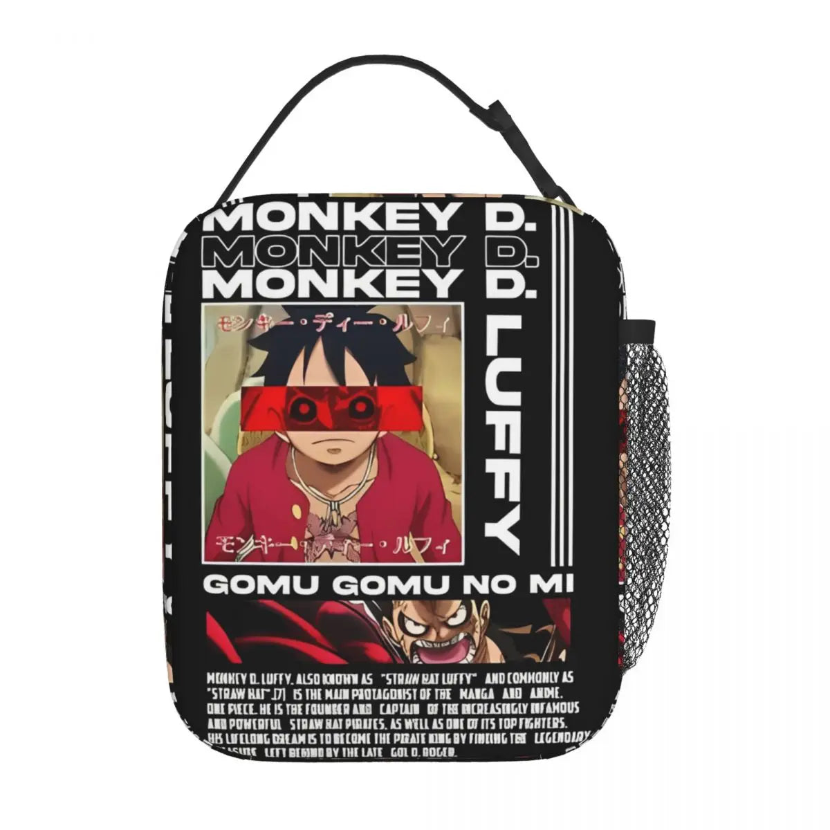 Monkey D. Luffy Quotes One Piece Thermal Insulated Lunch Bag - Image 11
