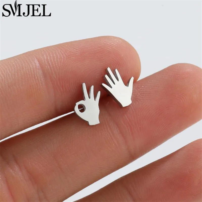 2024 Stainless Steel Geometric Stud Earrings - Image 26