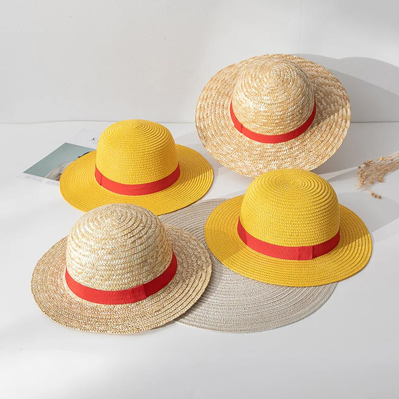 LUFFY STRAW HATS COSPLAY CAP