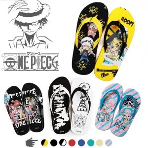 One Piece Anime Peripherals Kawaii Luffy, Chopper & Zoro Slippers