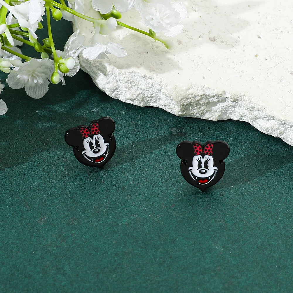 1 Pair Disney Mickey Mouse Cartoon Earrings - Image 6