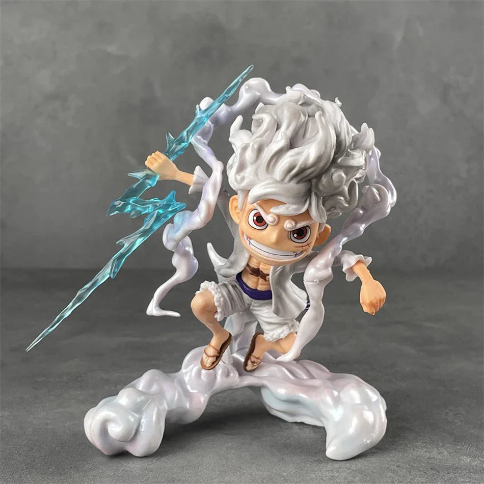 Luffy Gear 5 – Sun God Nika Q-Version Figure