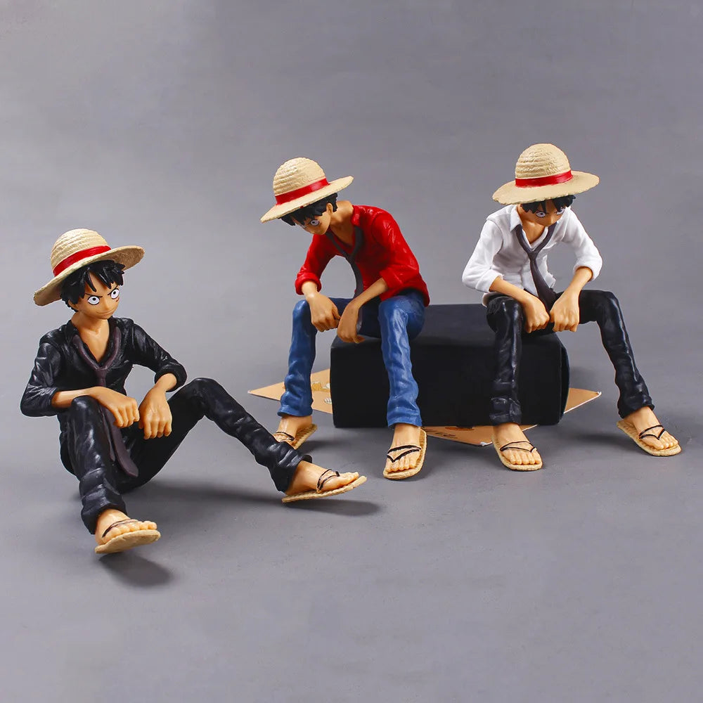 12CM Anime One Piece Monkey D. Luffy Action Figure