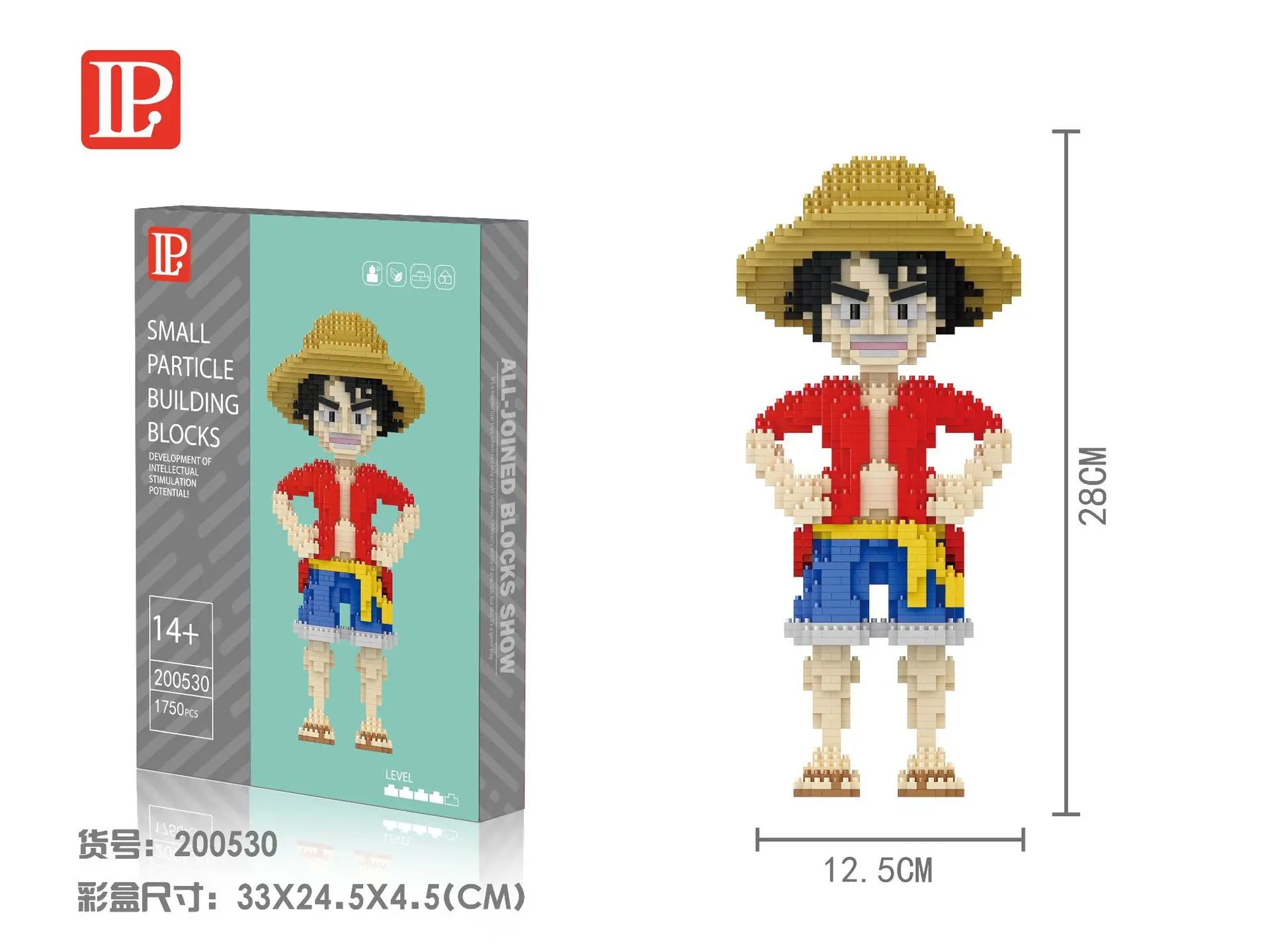 Anime One Piece Luffy Building Blocks DIY Mini Bricks - Image 7
