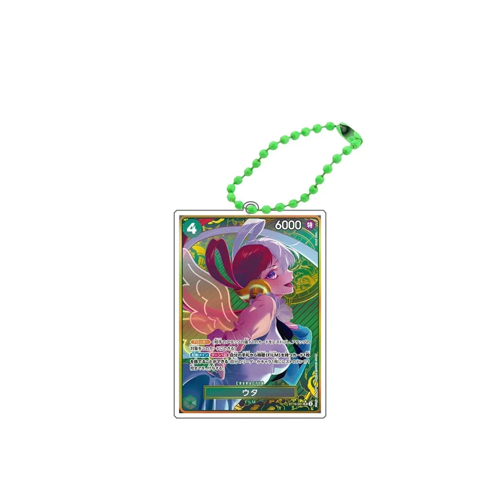 One Piece Anime Figure Cards & Acrylic Keychains - Image 5