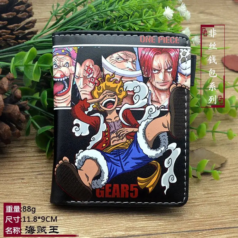 Anime One Piece Luffy PU Leather Men’s Wallet - Image 39