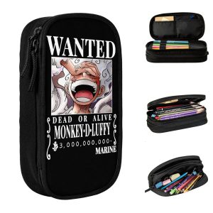 Luffy Wanted Bounty Gear 5 Yonko Pencil Case