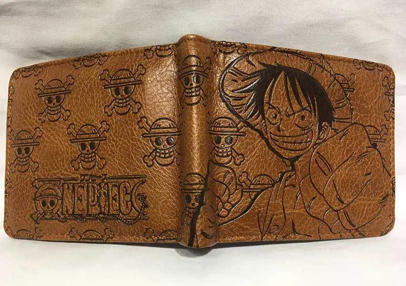 Anime One Piece Luffy & Zoro Embossed Short Wallet - Image 21