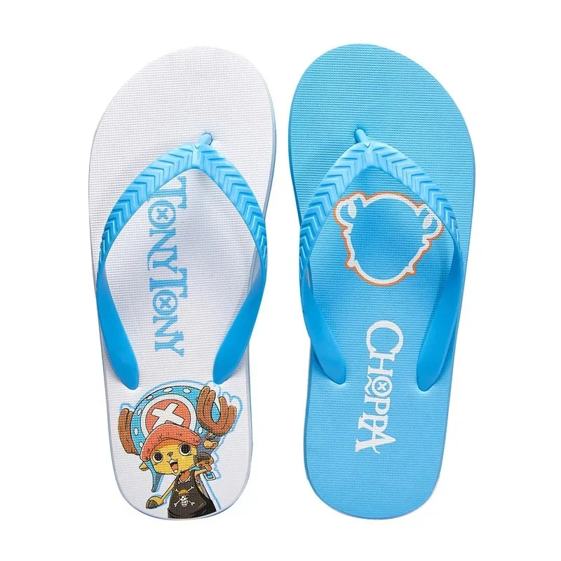 One Piece Anime Peripherals Kawaii Luffy, Chopper & Zoro Slippers - Image 4