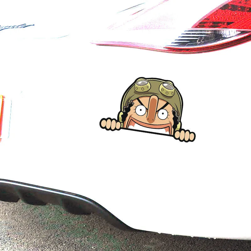 Luffy Sun God Car Sticker - Image 4