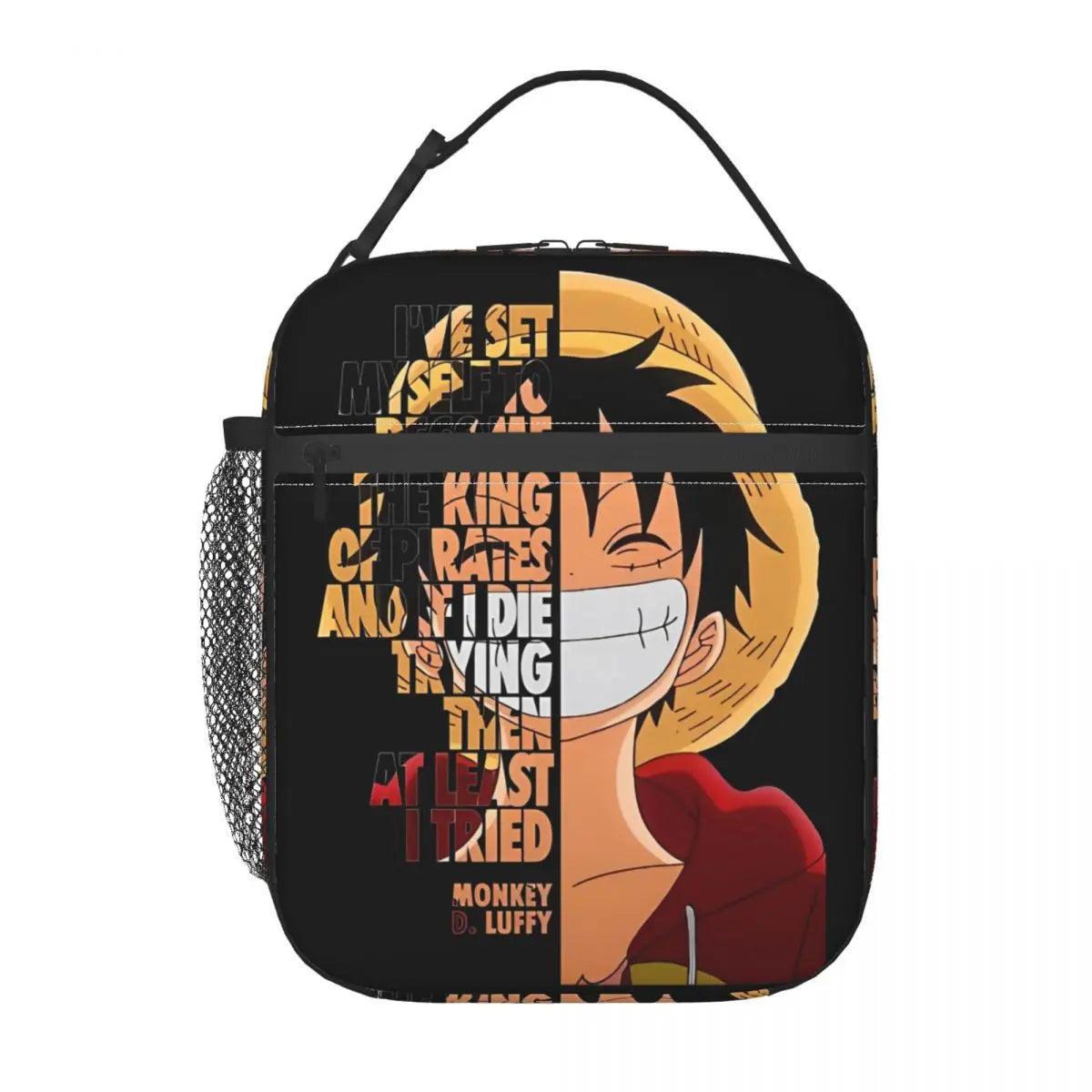 Monkey D. Luffy Quotes One Piece Thermal Insulated Lunch Bag