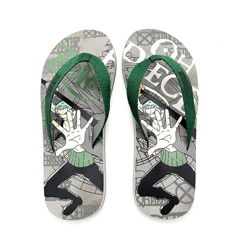 New One Piece Anime Peripherals Luffy Chopper Zoro Slippers - Image 14