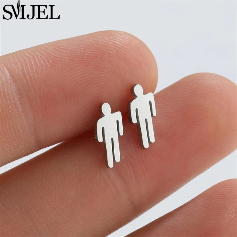 2024 Stainless Steel Geometric Stud Earrings - Image 22