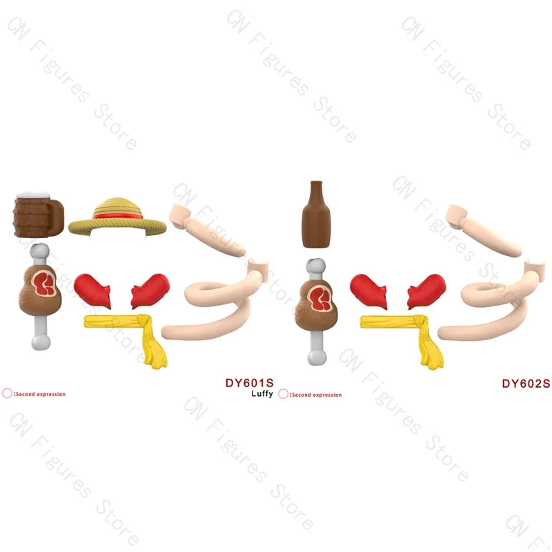 DY601S DY602S NEW Franky One Piece Mini Model Figures Blocks Doll