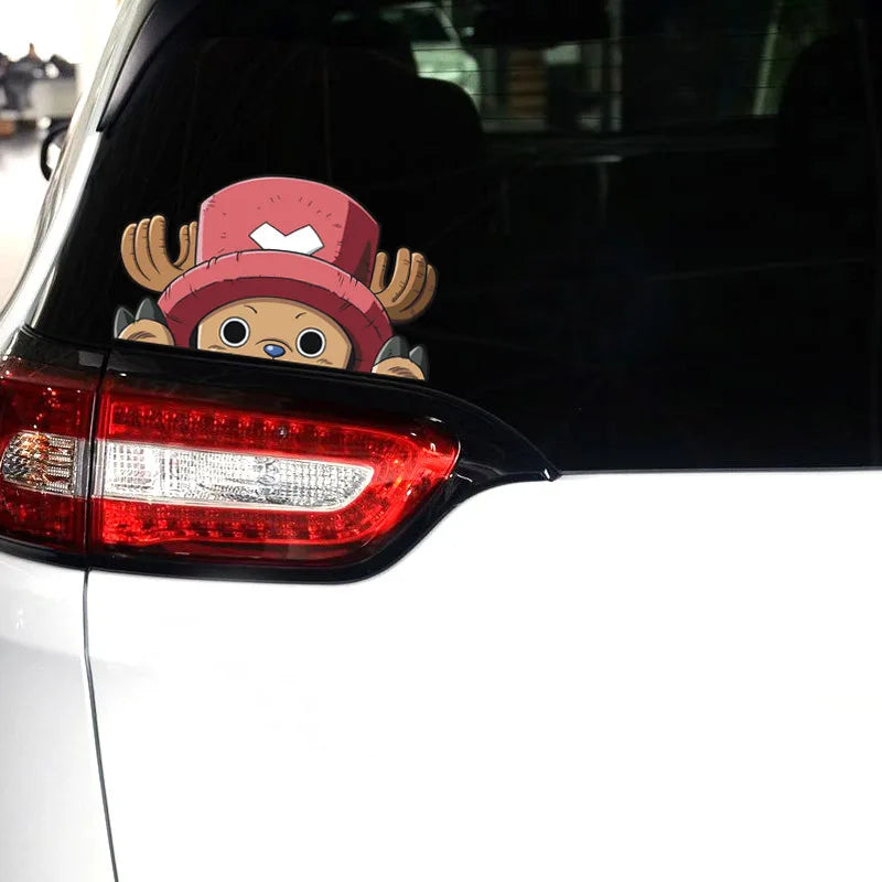 Luffy Sun God Car Sticker - Image 3