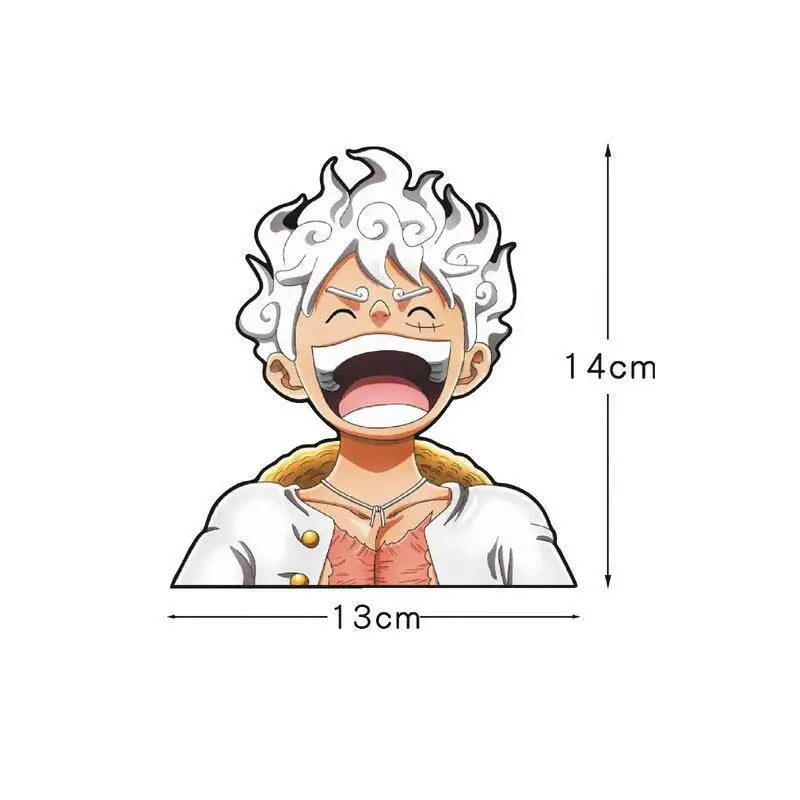Luffy Sun God Car Sticker - Image 11