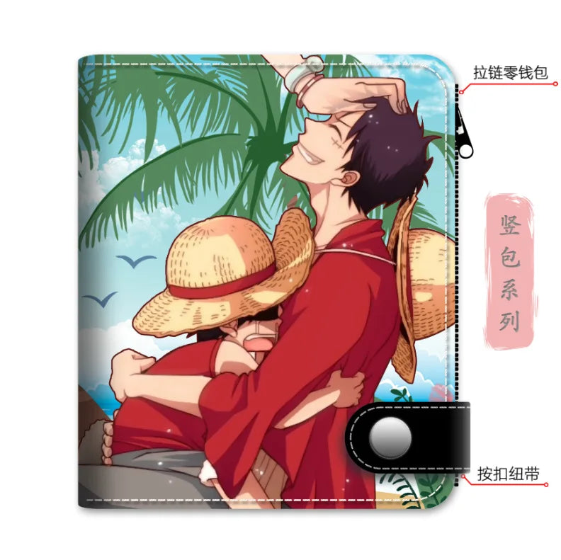 Anime One Piece Luffy PU Leather Men’s Wallet - Image 19