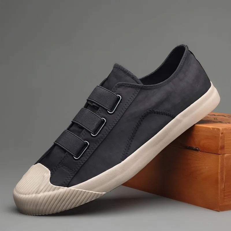 Breathable Black Lightweight Sneakers