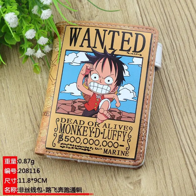 Anime One Piece Luffy PU Leather Men’s Wallet - Image 11