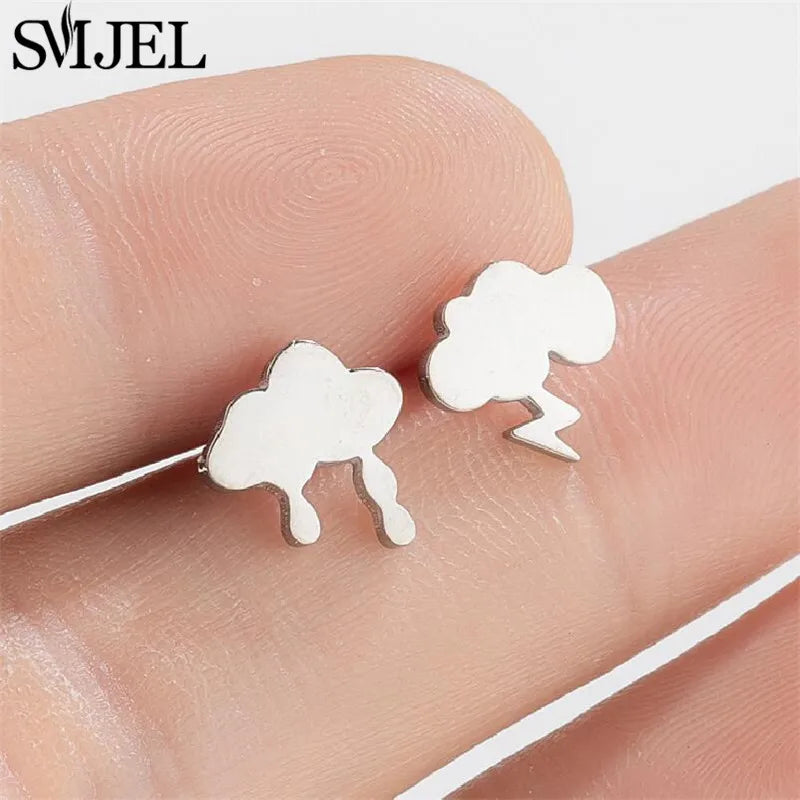 2024 Stainless Steel Geometric Stud Earrings - Image 9