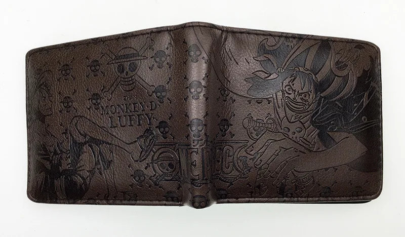 Anime One Piece Luffy & Zoro PU Embossed Short Wallet - Image 15