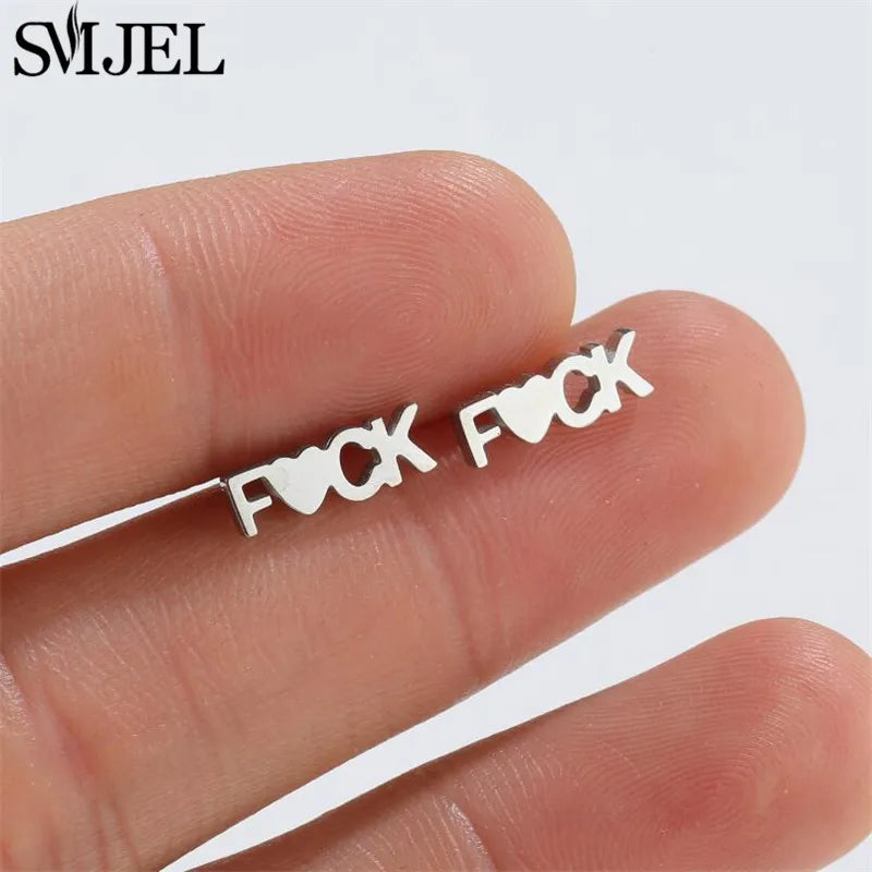 2024 Stainless Steel Geometric Stud Earrings - Image 23