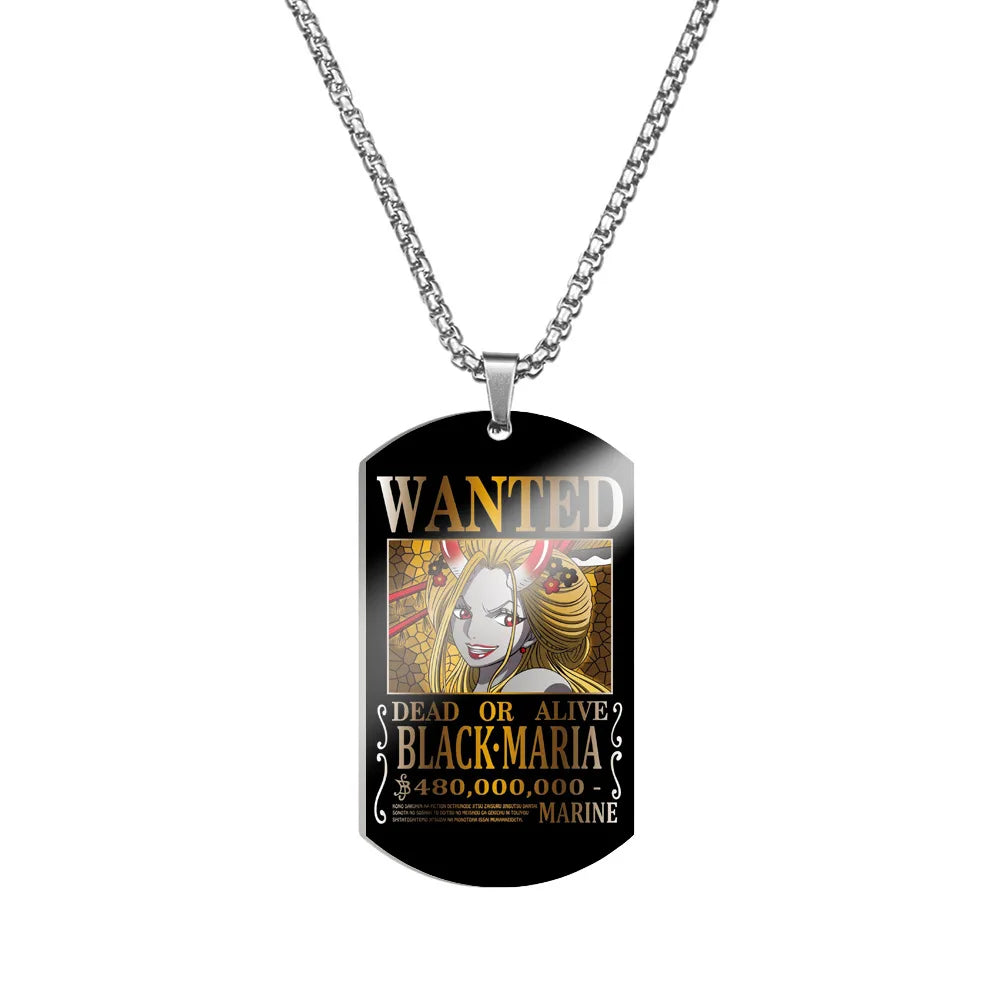 Creative One Piece Anime Luffy & Zoro Stainless Steel Necklace - Image 17