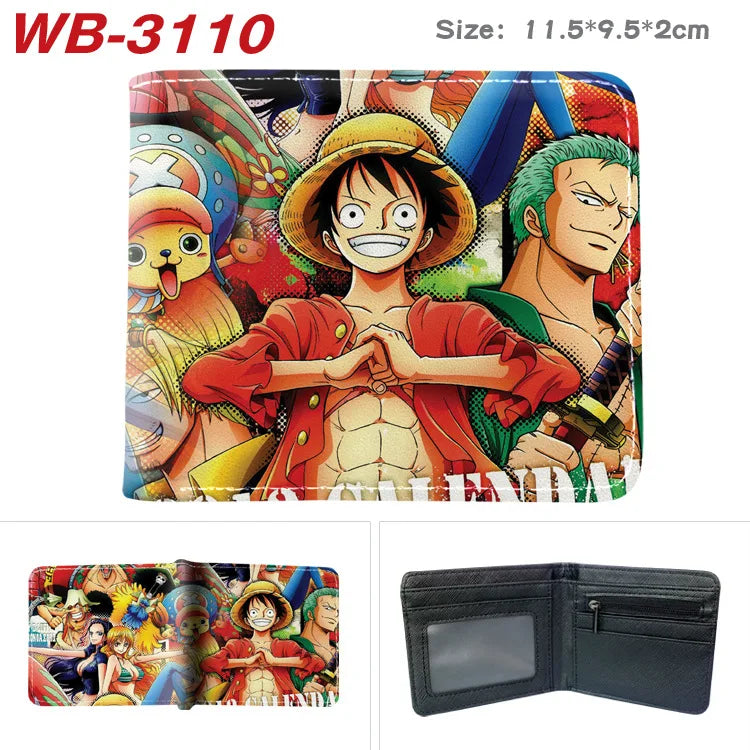 Hot Sales One Piece Figure Nika Luffy Foldable Wallet - Image 8