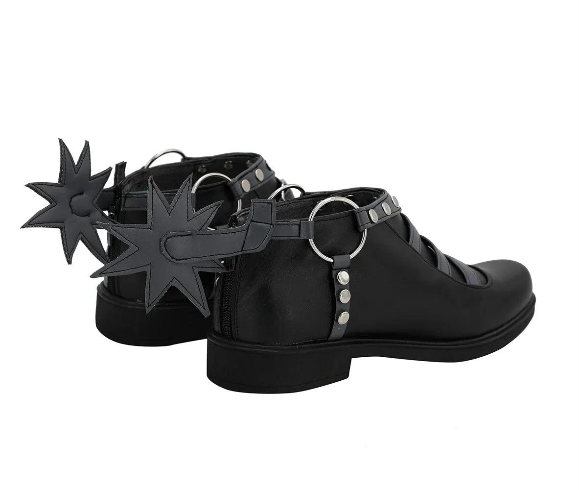 Charlotte Katakuri Cosplay Boots, Custom Black Shoes, Any Size Available - Image 4