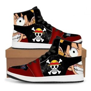 One Piece & Naruto High-Tops Sneakers