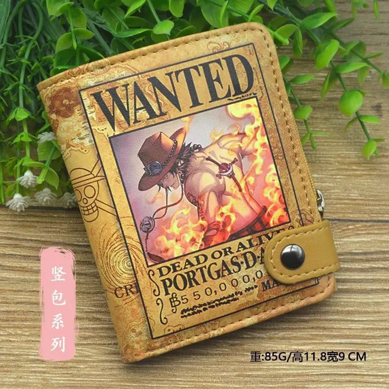 Anime One Piece Luffy PU Leather Men’s Wallet - Image 20